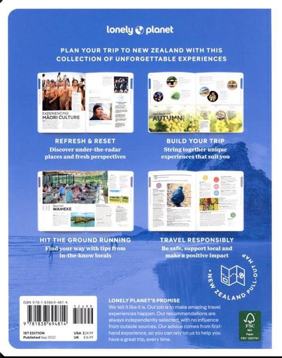 Actual product image New Zealand (English, The Lonely Planet, 2022)