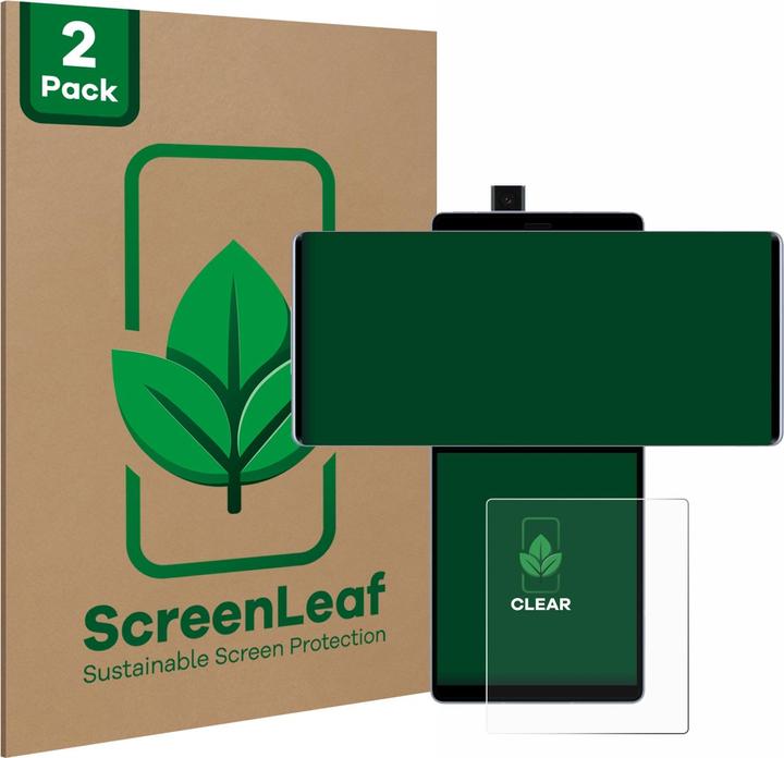 Productafbeelding ScreenLeaf Beschermfolie duurzame screenprotector screenprotector folie helder transparant (2 Stuk, LG Vleugel)