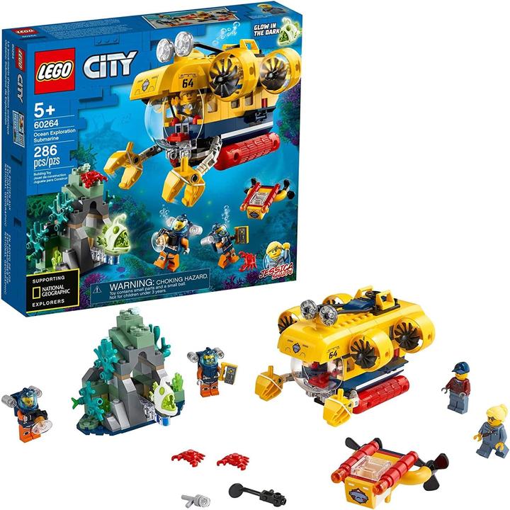 Immagine prodotto LEGO Sottomarino da esplorazione oceanica (60264, LEGO City)