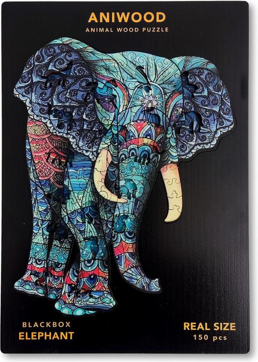 Produktbild Aniwood Puzzle Motiv Elefant (M) (150 Teile)