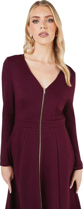 Actual product image Principles Womens/Ladies Ponte Zip Front Midi Dress (42 D)