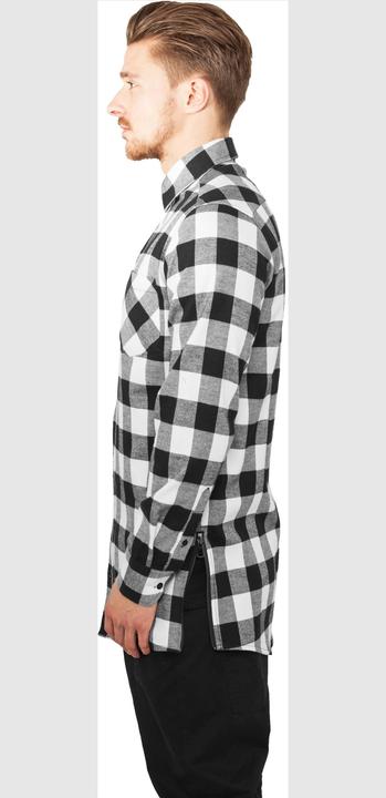 Actual product image Urban Classics Side-Zip Long Checked Flanell Shirt (S)