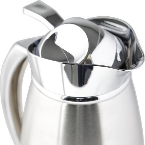 Actual product image Axentia Vacuum jug, 1 l, stainless steel jacket, glass (1 l)
