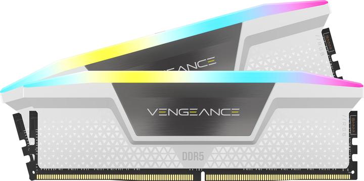 Actual product image Corsair RAM D5 6000 64GB C30 Vengeance RGB K2 W (2 x 32GB, 6000 MHz, DDR5 RAM, DIMM)