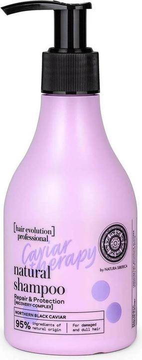 Image du produit Natura Siberica Siberica Professional Hair Evolution Professional Caviar Therapy Natural Shampooing Repair & (245 ml, Shampoing liquide)