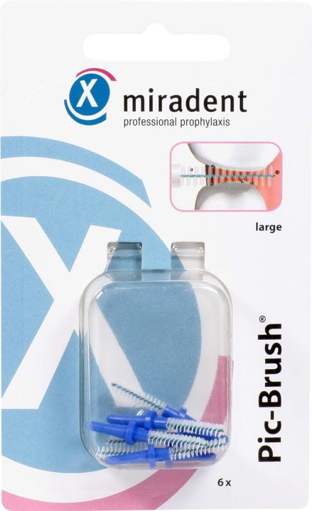 Miradent Pic-Brush Refill Replacement Brushes (6 x)