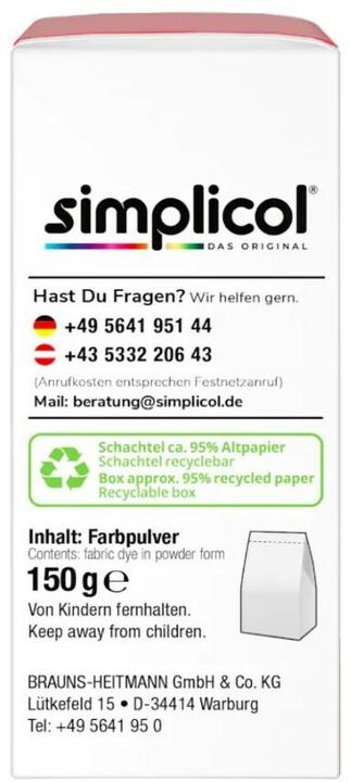 Produktbild MGA Textilfarbe expert, mohnrot 150 g (Scharlachrot, 150 ml)