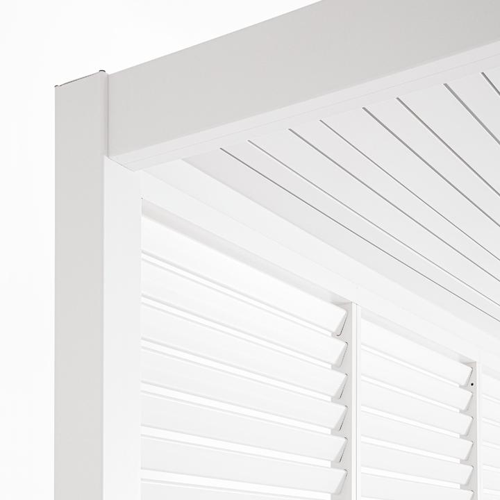 Image du produit Ventaris 1x élément mural à lamelles pour pergola Mirador (9 cm, 113 cm)