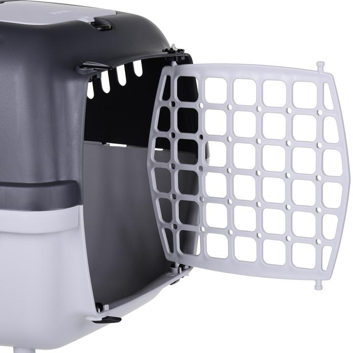 Actual product image Zolux Transporter GULLIVER 2 with plastic drum light gray / dark gray (Cat, Dog, Washable)