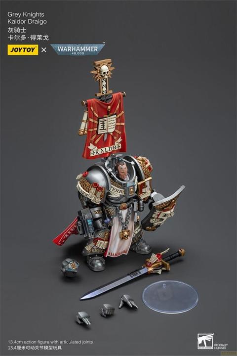 Immagine prodotto Joy Toy Warhammer 40k action figure 1/18 Cavalieri Grigi Kaldor Draigo 12 cm