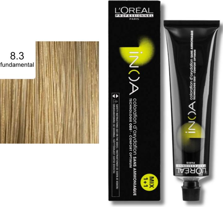 Produktbild L'Oréal Professionnel Inoa (8.3 Hellblond Gold)