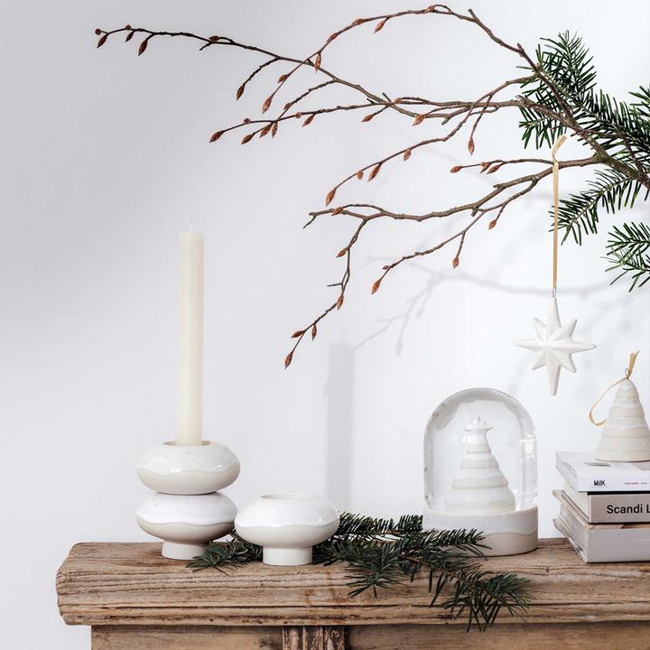 Produktbild Like. by Villeroy & Boch Kerzenhalter Donut Winter Glow (9 x 9 x 5.5 cm)