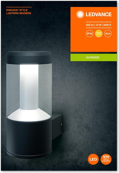 Produktbild Ledvance Endura Style Lantern Modern (610 lm, IP44)