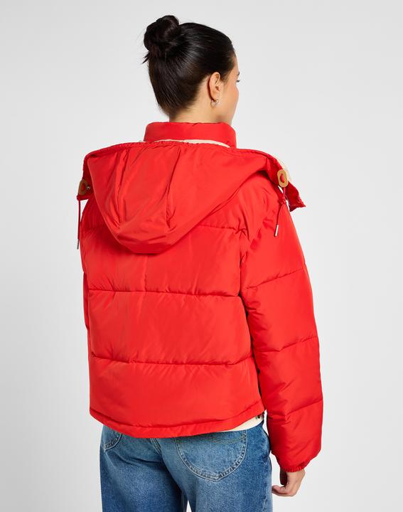 Actual product image Lee Quilted jacket Hooded Short Puffer (M)