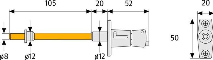 Actual product image Abus RS87 W SB