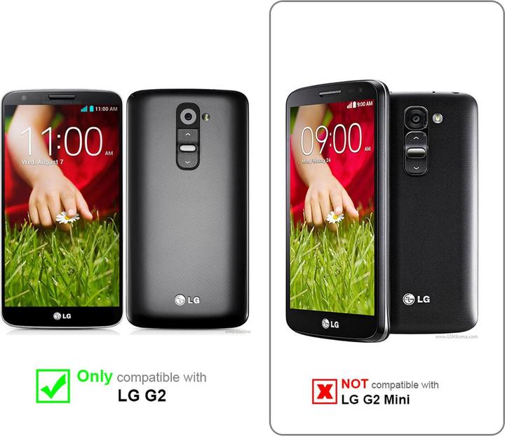 Produktbild Cadorabo Book mit Standfunktion Cover (LG G2)