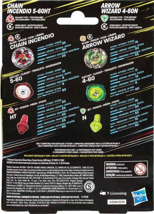 Produktbild Hasbro Bey Bbx Dual Pack Ast (Multilingual)