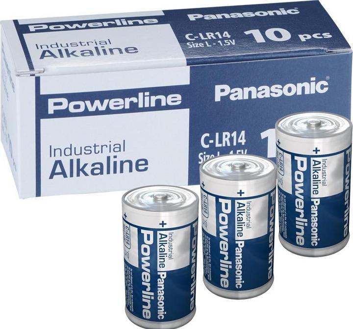 Produktbild Panasonic Powerline Industrial Alkaline (10 Stk., C)
