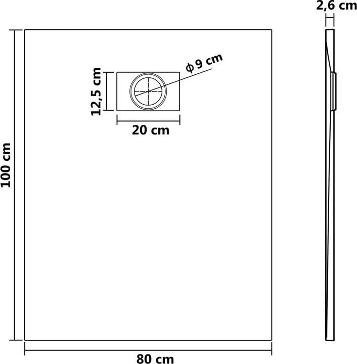 Image du produit VidaXL Duschwanne
