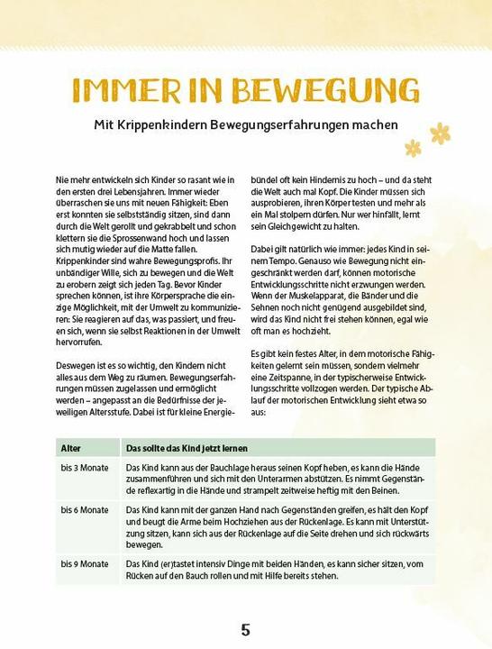 Produktbild Die besten Bewegungsspiele für Krippenkinder (Deutsch, Marionua, Bartoldus, Britta/Bartoli, Petra/Bischoff, 2021)