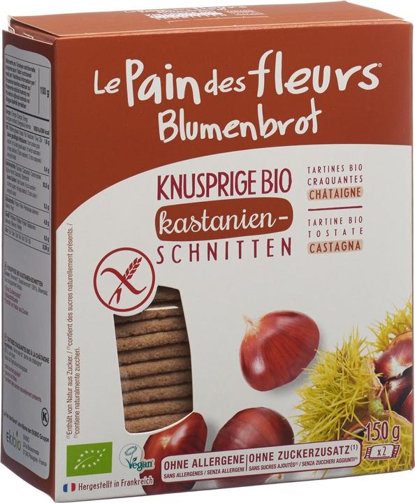 Immagine prodotto Le Pain des fleurs Fette di castagne (150 g)