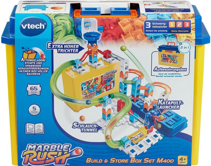 Productafbeelding VTech Marble Rush - Bouw & Bewaar Dozenset M400