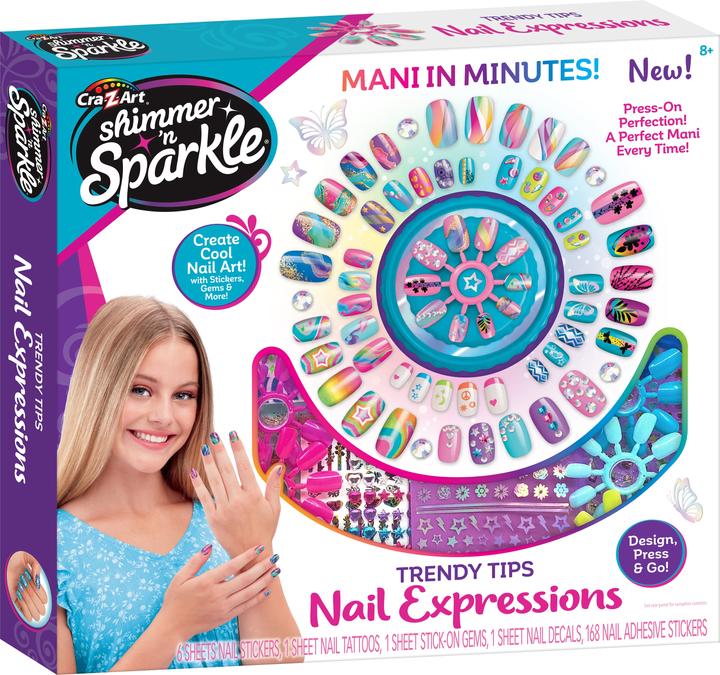 Produktbild Cra-z-art SHIMMER N SPARKLE - Trendy Tips Nail Expressions (65610S)