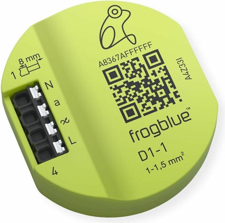 Actual product image Frogblue frogDim1-1 1x 300W @ 230V multifunction 1-channel switching/dimming (Dimming actuator)
