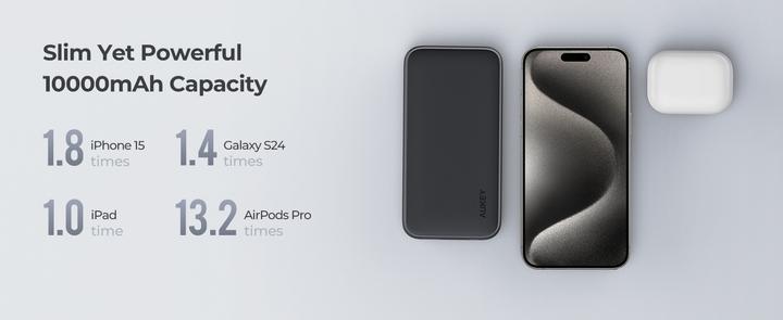 Produktbild Aukey Sprint 10000mAh PB (10000 mAh, 15 W, 15 Wh)