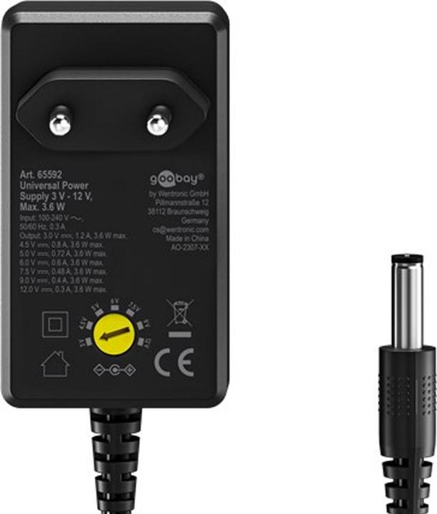 Produktbild Goobay Universal-Netzteil