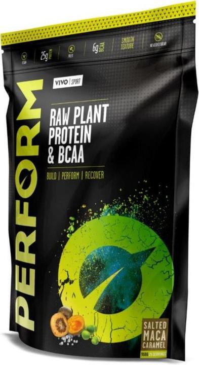 Actual product image Vivo Perform Raw Plant Protein & BCAA Raw Salted Maca Caramel (Salty, Caramel, Maca, 1 pcs., 988 g)