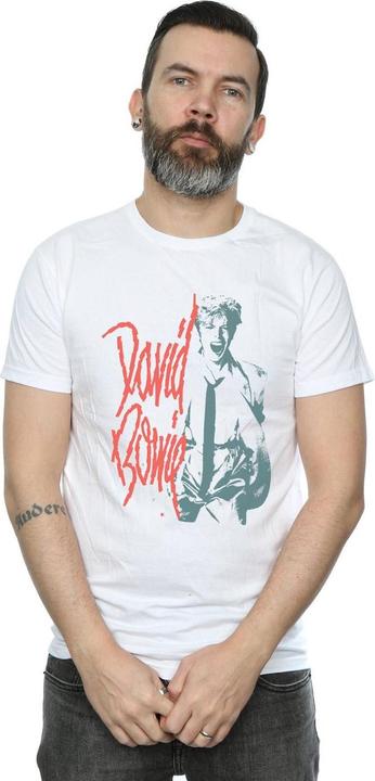 Immagine prodotto David Bowie Mono Shout Maglietta Uomo (3XL)