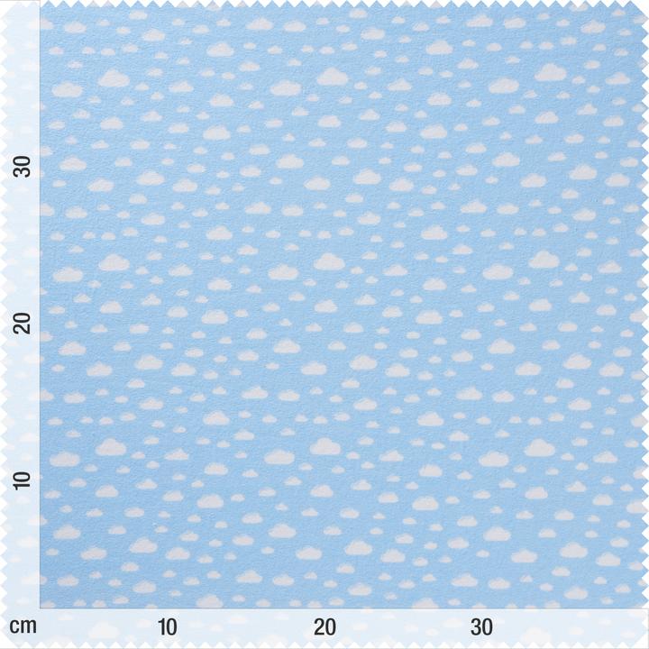 Image du produit VBS Tissu en jersey "nuages" largeur 150 cm, vendu au mètre