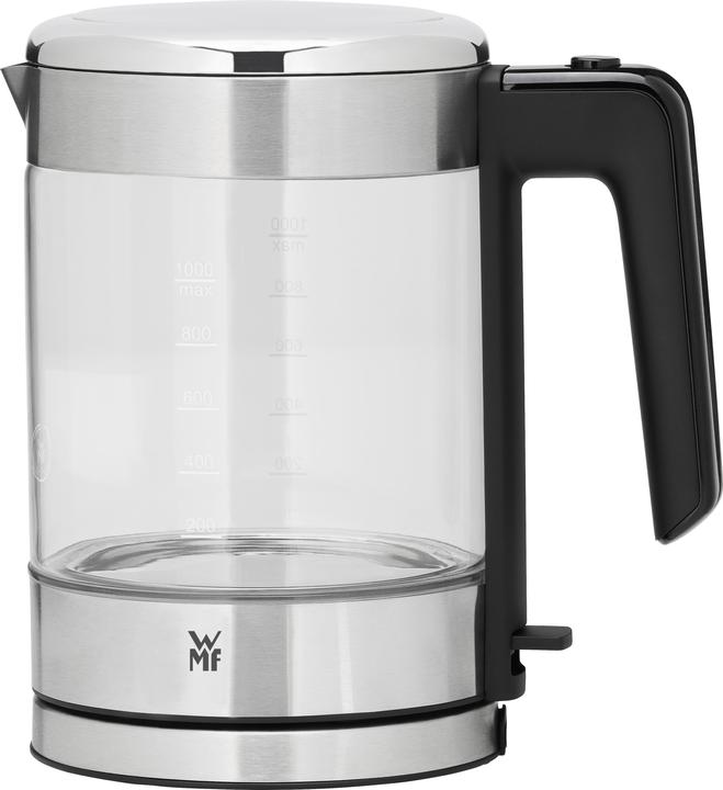 KÜCHENminis Reisewasserkocher kabellos / Glas-Wasserkocher klein 1l (1 l)