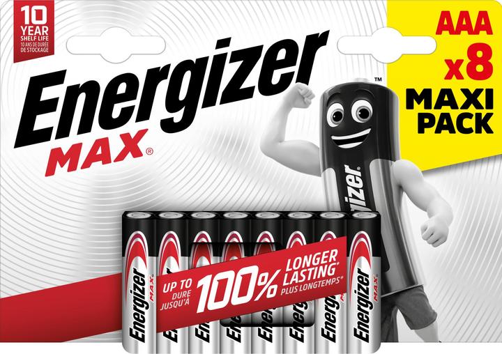 Actual product image Energizer Max Alkaline (8 pcs., AAA)
