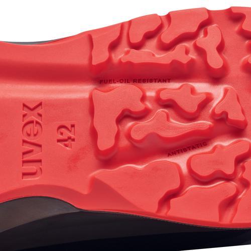 Produktbild Uvex Sports uvex 1 x-craft Halbschuhe S1 PL 68023 schwarz Weite 12 Grösse 45 (S1P, 45)