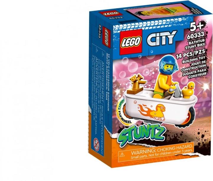 Actual product image LEGO Bathtub stunt bike (60333, LEGO City)