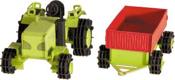 Produktbild Fridolin 3-D Papiermodell "Traktor mit Anhänger"