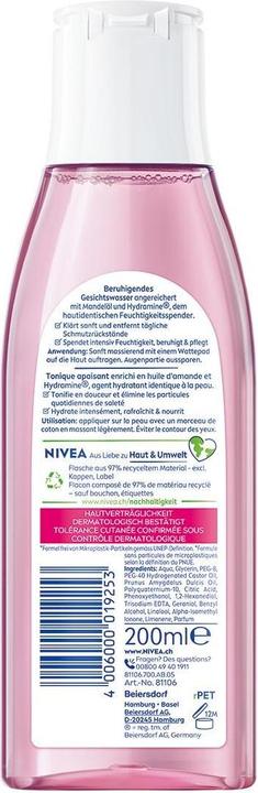 Actual product image NIVEA Beruhigendes Tonic (Tonic water, 200 ml)