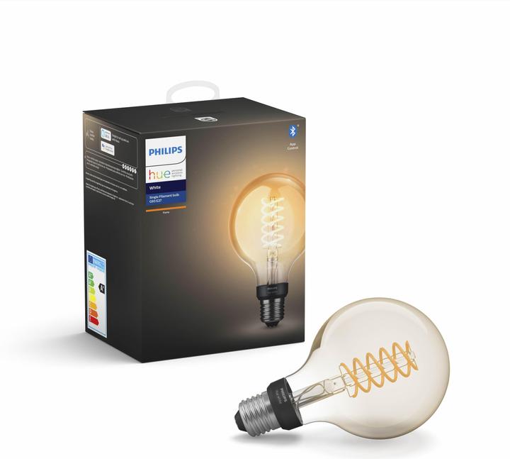 Actual product image Philips Hue White BT (E27, 7 W, 550 lm, 1 x, G)