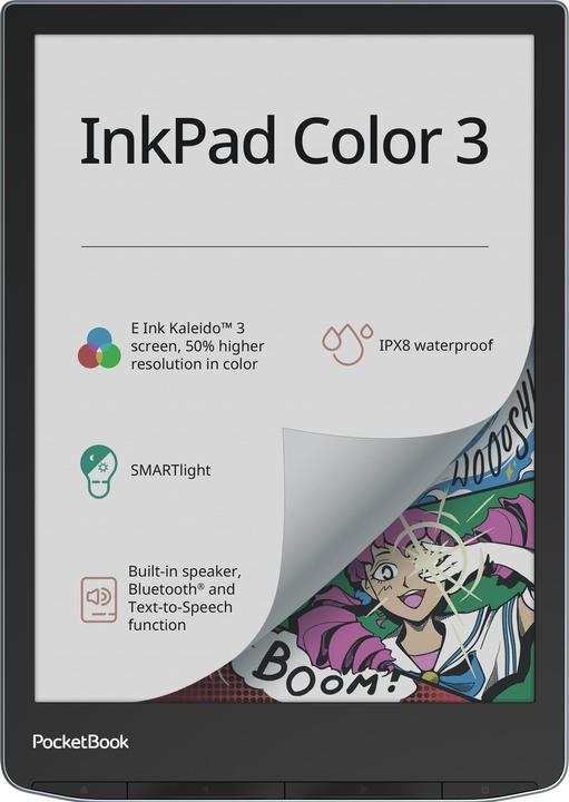 Produktbild PocketBook InkPad Color 3 (7.80", 32 GB, Stormy Sea)