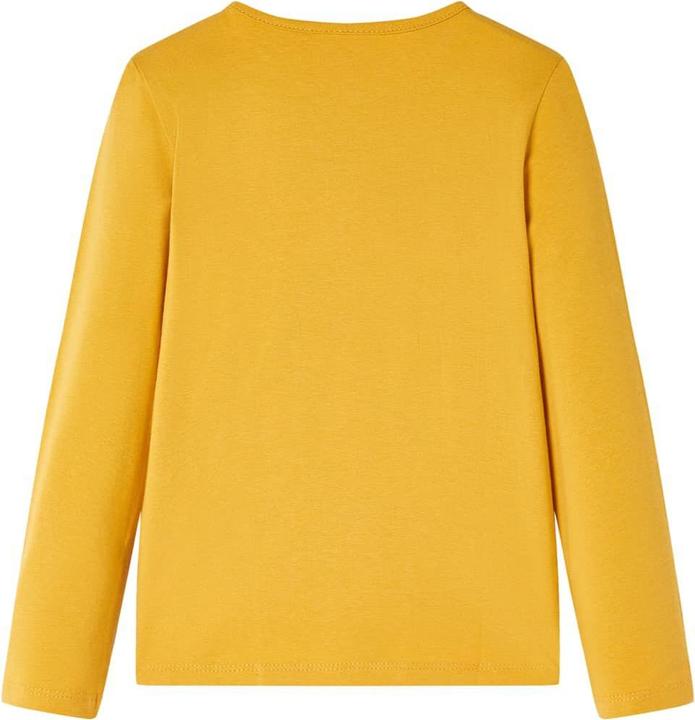 Immagine prodotto VidaXL Camicia da bambino a maniche lunghe ocra scuro 128,Materiale: 95 (128)