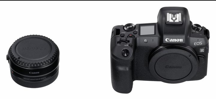 Image du produit Canon EOS R + adaptateur EF-EOS R (30.30 Mpx, Plein format)