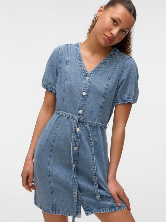 Image du produit Vero Moda VMJANET Kurzes Kleid Jeanskleid (XS)