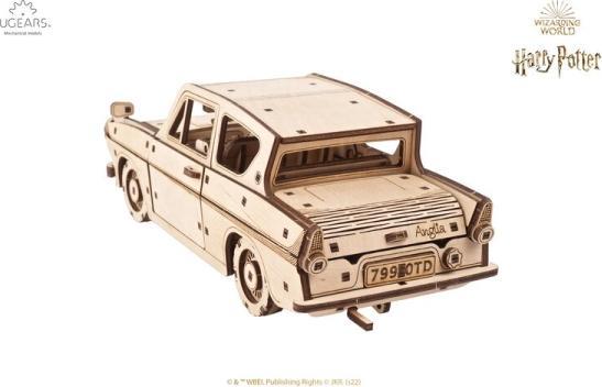 Actual product image Ugears Flying Ford Anglia