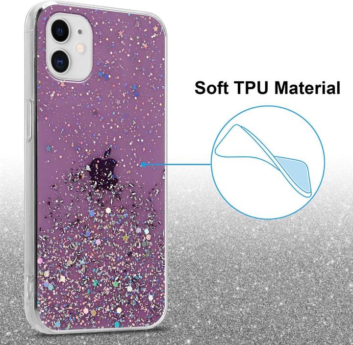 Image du produit Cadorabo Couverture TPU paillettes scintillantes (Apple iPhone 11 Pro Max)