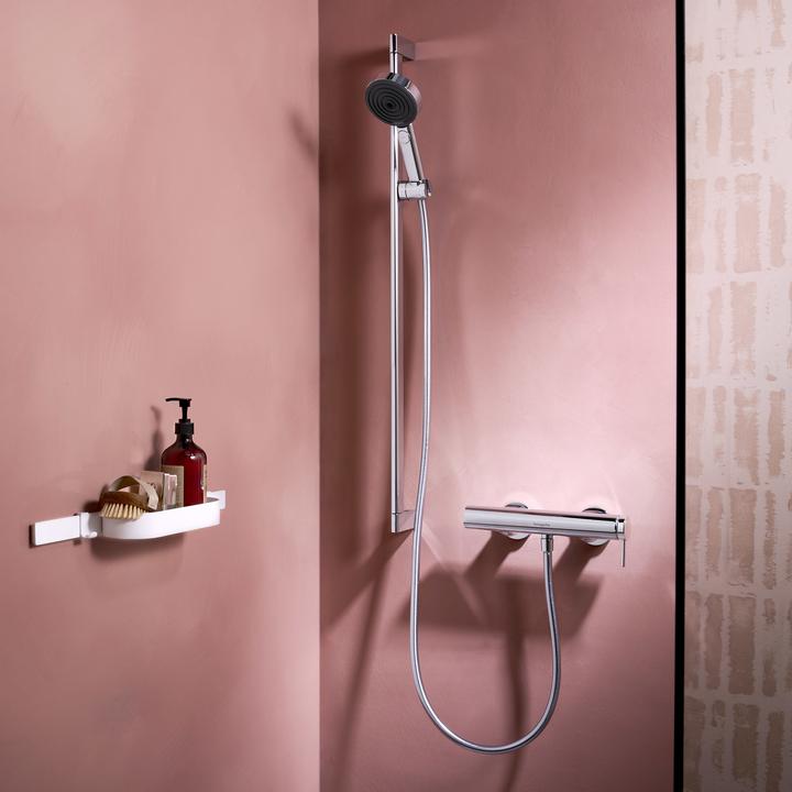 Actual product image hansgrohe Tecturis S single lever shower mixer exposed, 73622