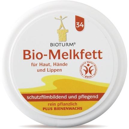 Bioturm Melkfett Nr. 34 - Tiegel (Körperöl, 100 ml)