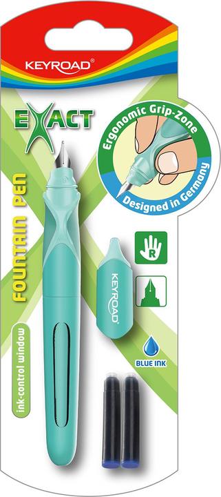Actual product image Keyroad Fll pen, 2 free cartridges, blister, mix colours (Colour mixing, 2 x)