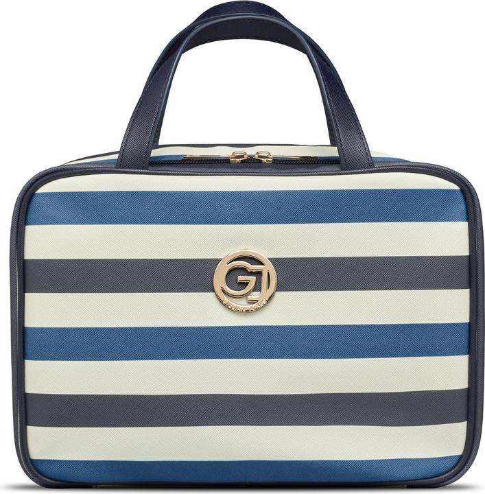 Actual product image Cimi Gillian Jones - Organizer Cosmetic bag w. hangup function - Dark blue/white stripes